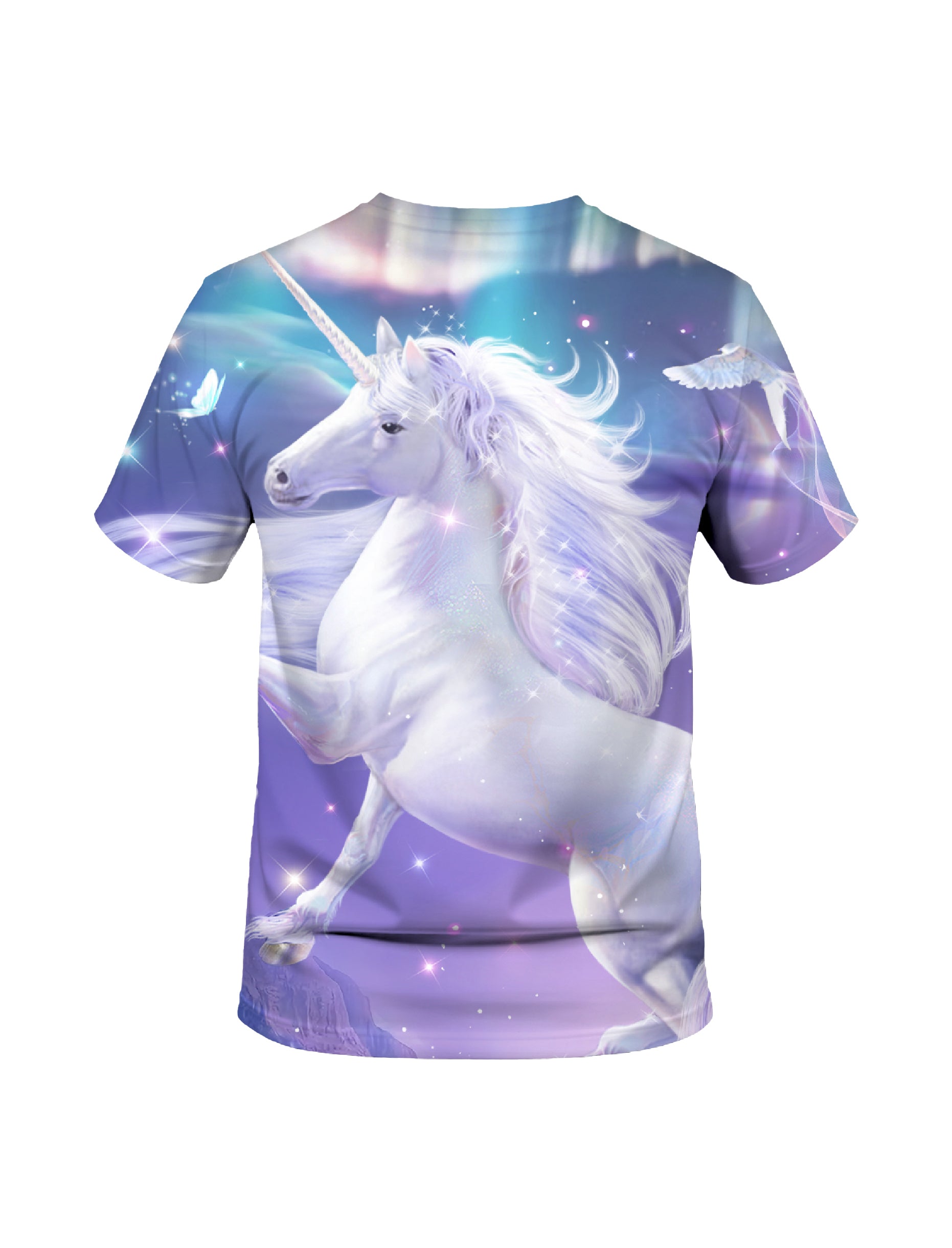 Unicorn 3D All Over Print T-Shirt for Men Women, Magical Fantasy Galaxy Design