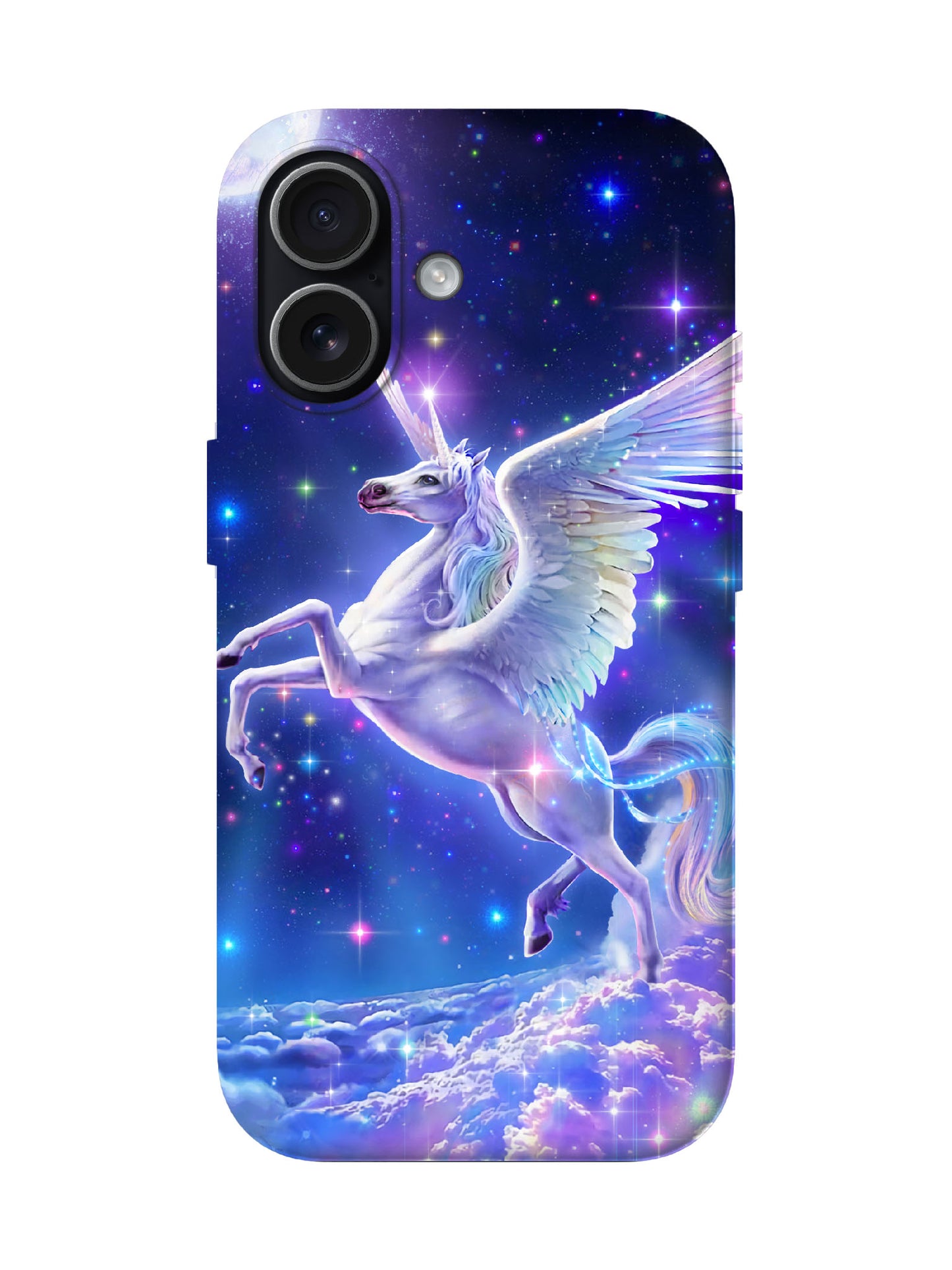 Winged Unicorn Cosmic Glow Statement Slim Phone Case