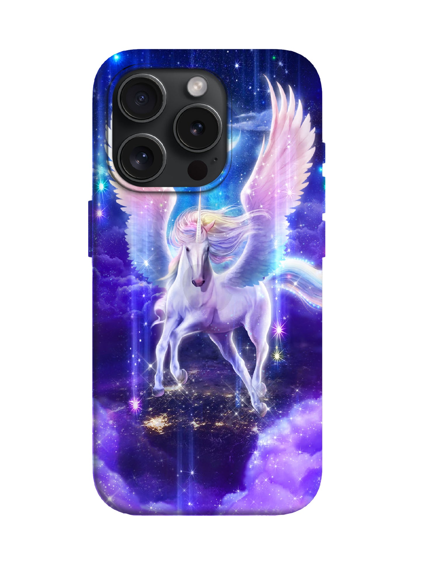 Winged Unicorn Cosmic Glow Statement Phone Case