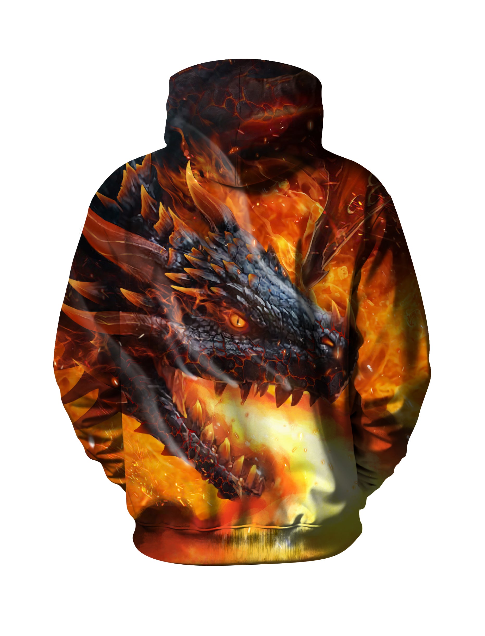 3D All Over Print Dragon Fire Hoodie Sweatshirt Fantasy Graphic For Men Women