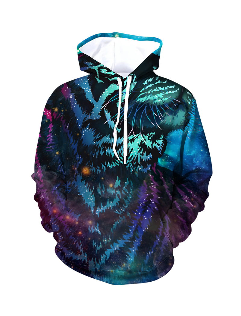 Unisex 3D All Over Print Hoodie Galaxy Nebula Forest Aesthetic Pullover Soft Comfortable Cotton Blend