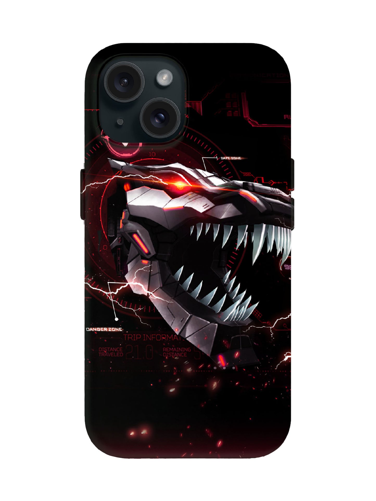 Cyberpunk Skull Edgy Tough Phone Case