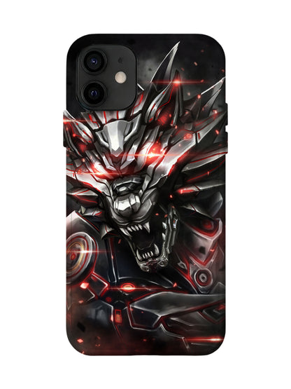 Cyberpunk Skull Edgy Tough Phone Case