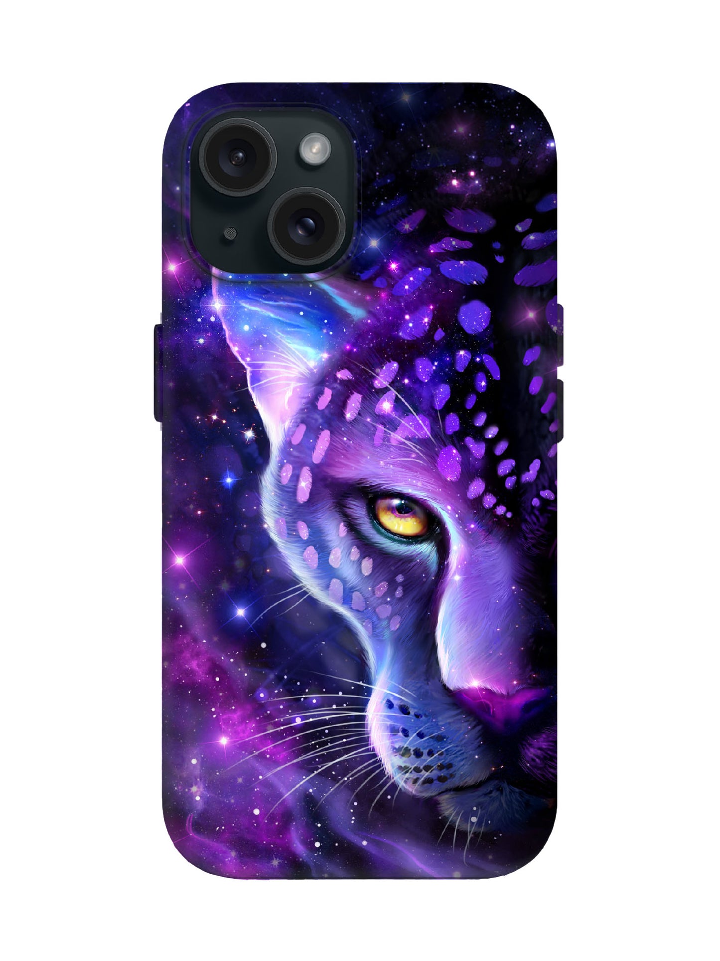 Cosmic Leopard Skull Edgy Cyberpunk Protective Phone Case