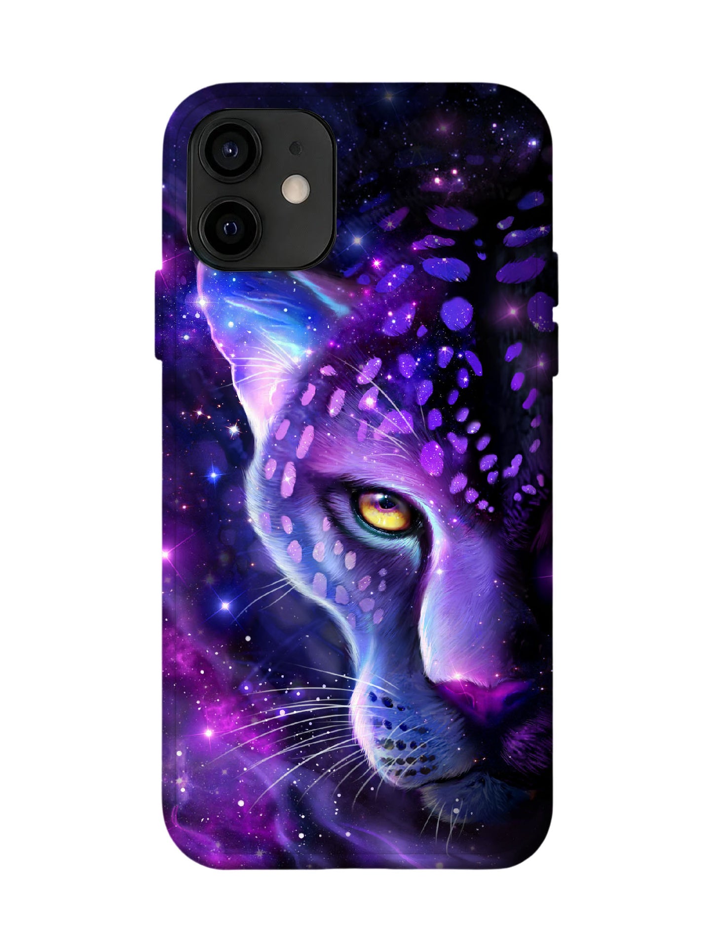 Cosmic Leopard Skull Edgy Cyberpunk Protective Phone Case