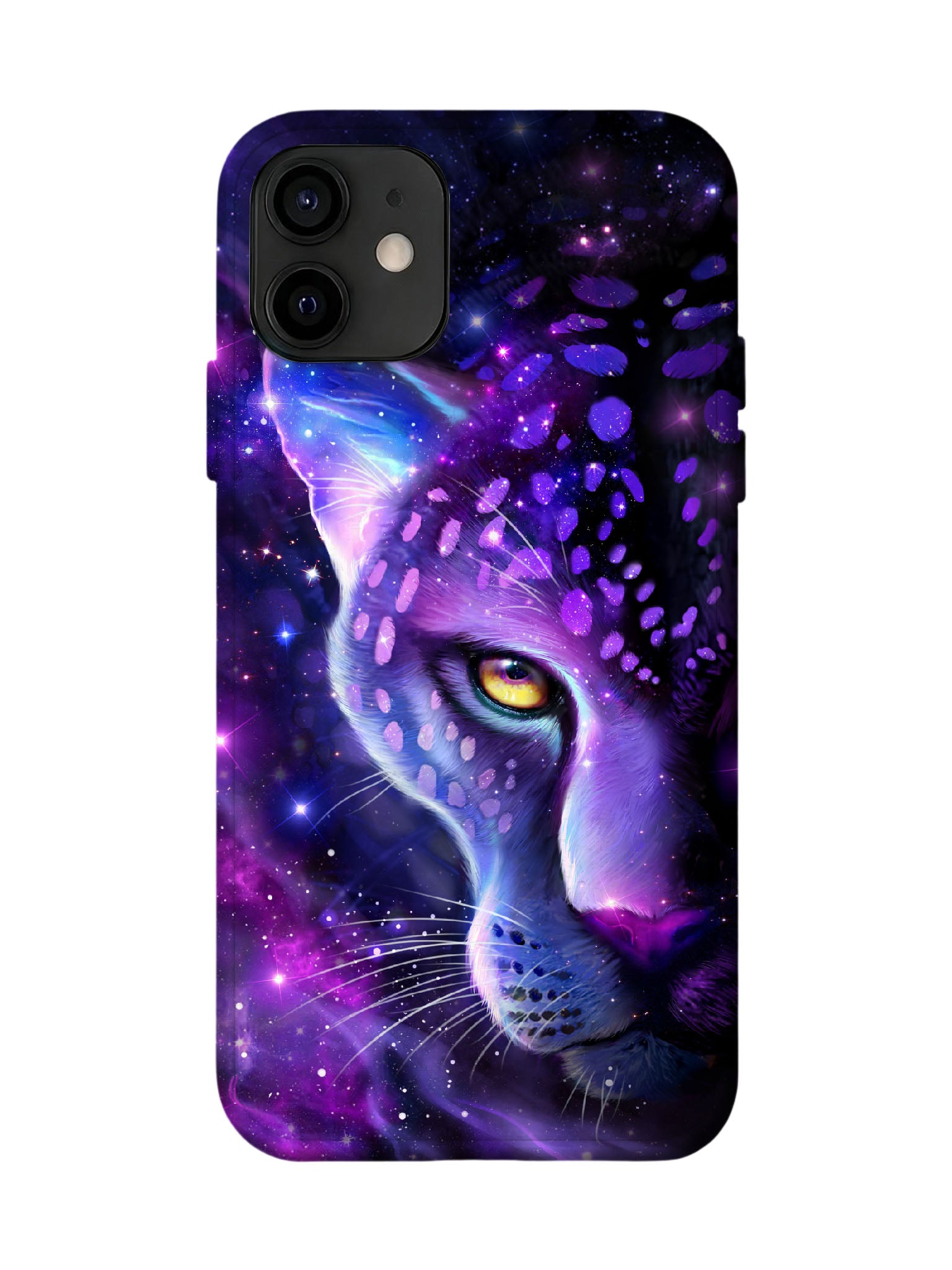 Cosmic Leopard Skull Edgy Cyberpunk Protective Phone Case