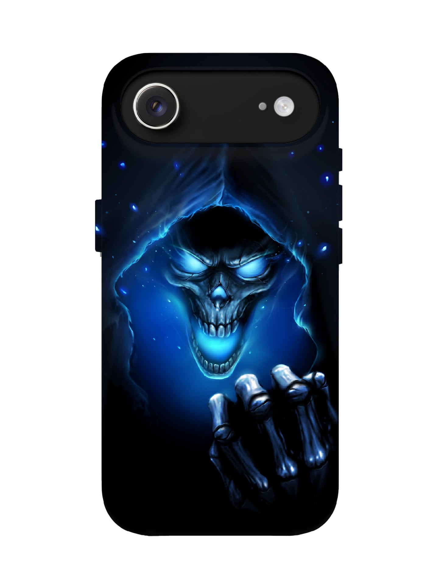 Glowing Skull Edgy Cyberpunk Tough Phone Case