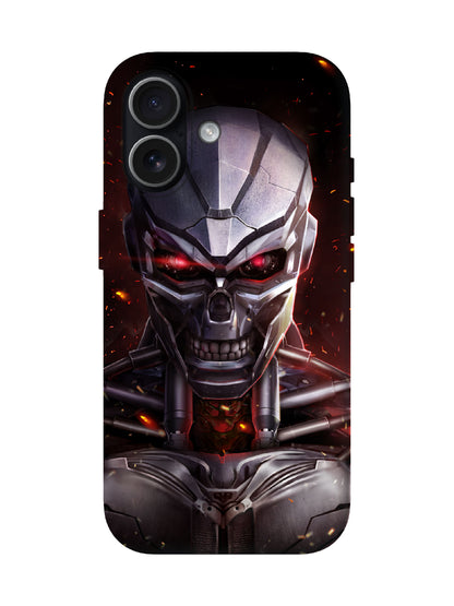 Cyberpunk Skull Edgy Tough Phone Case