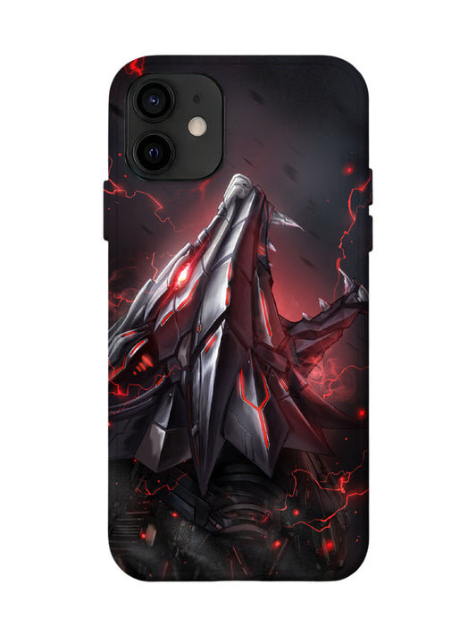 Cyberpunk Mecha Skull Edgy Tough Phone Case