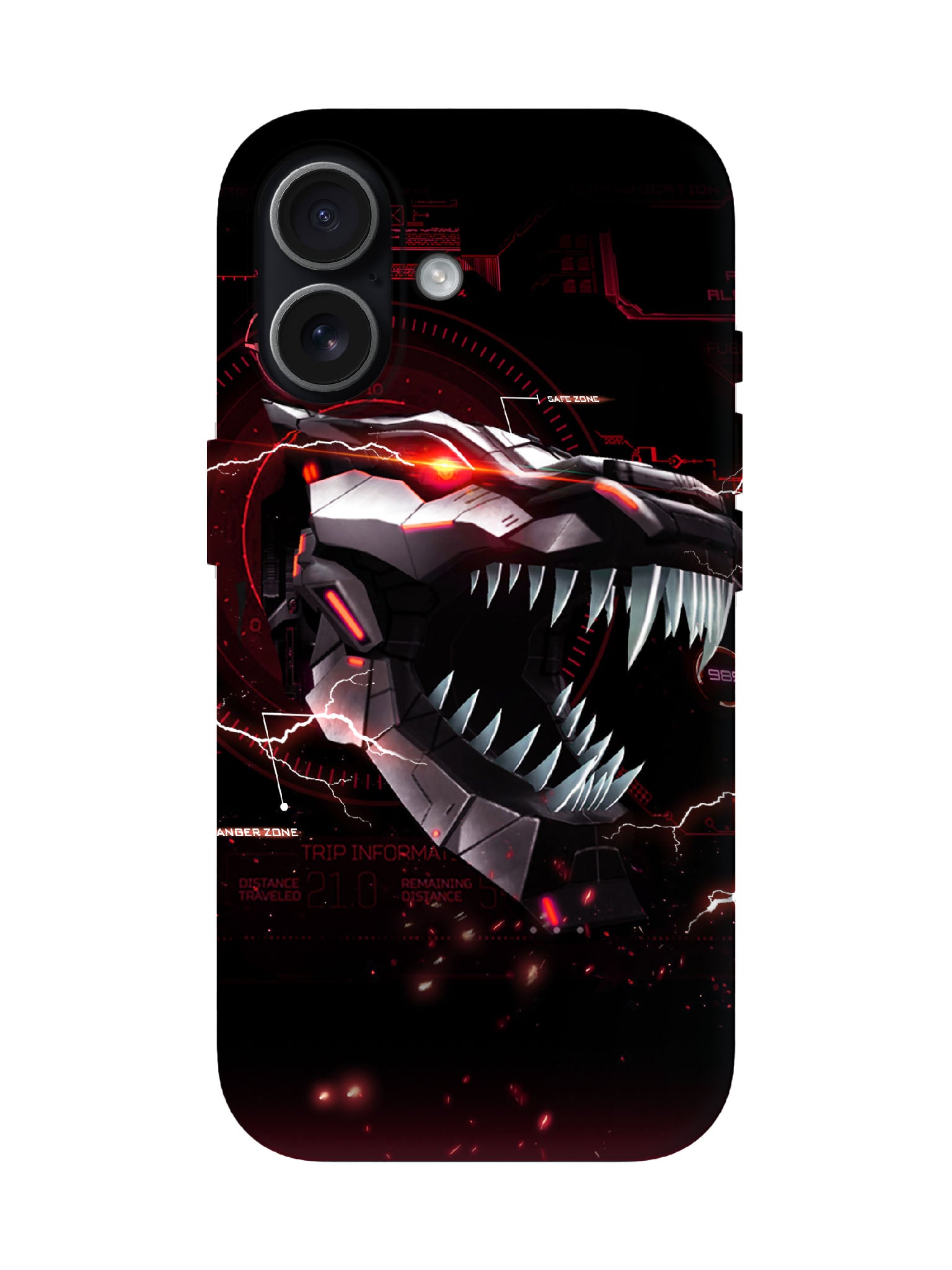 Cyberpunk Skull Edgy Tough Phone Case