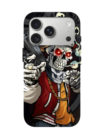 Skull Edgy Hardcore Tough Phone Case