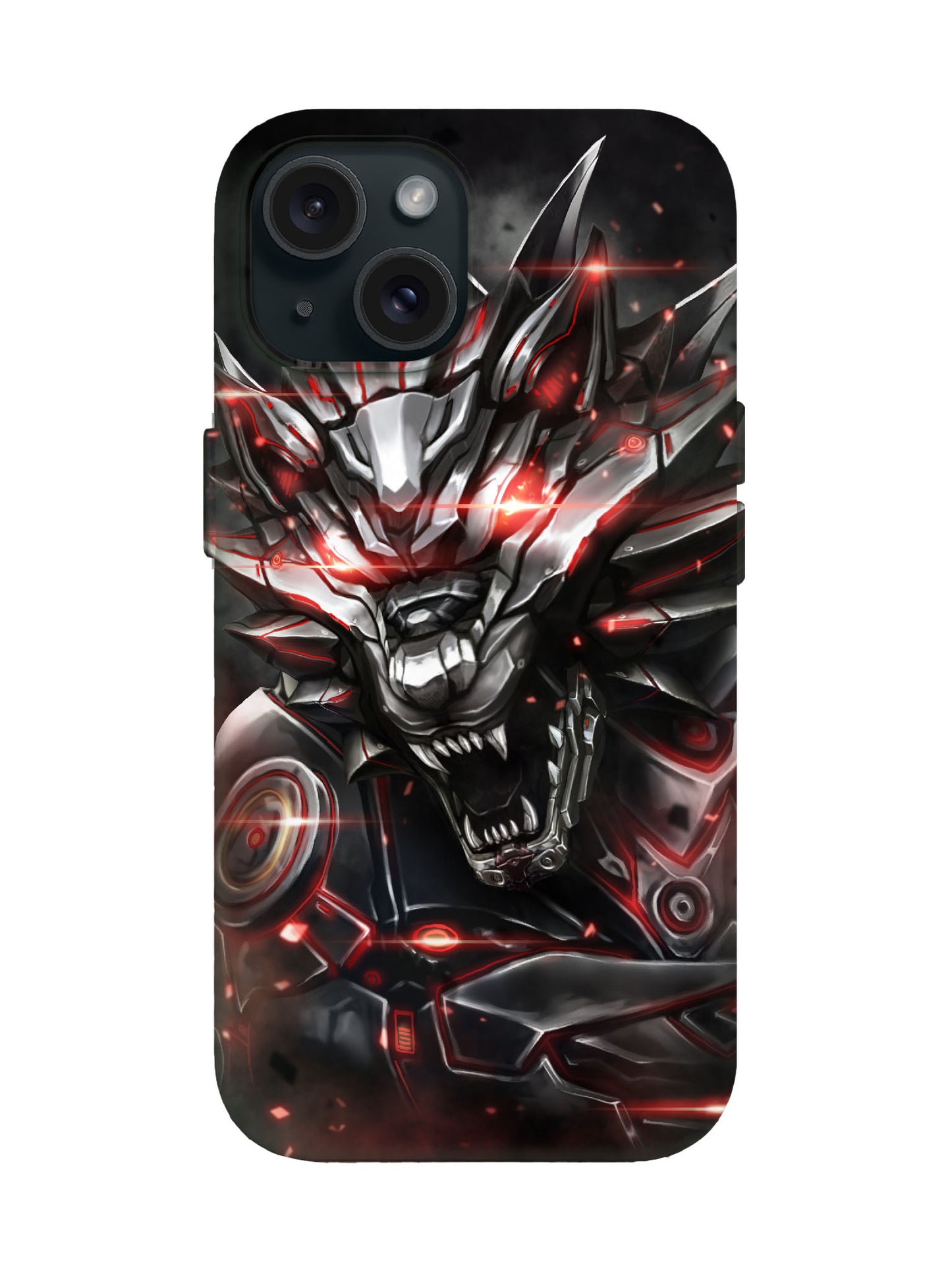 Cyberpunk Skull Edgy Tough Phone Case