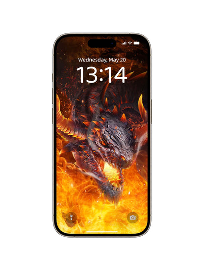 Inferno Dragon Roar Phone Wallpaper