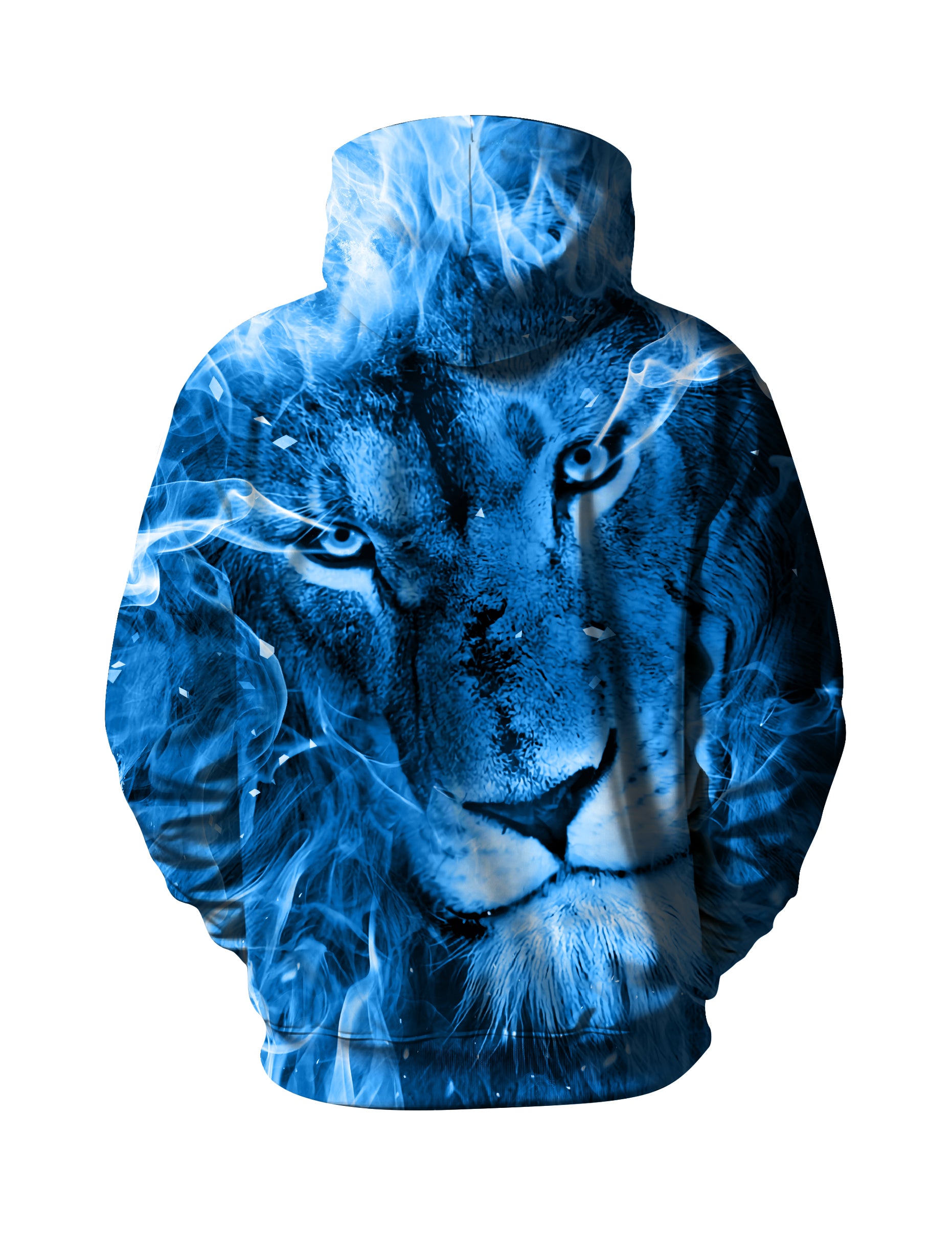 Blue Lion 3D All Over Print Hoodie for Men Women Streetwear Fashion Sweatshirt