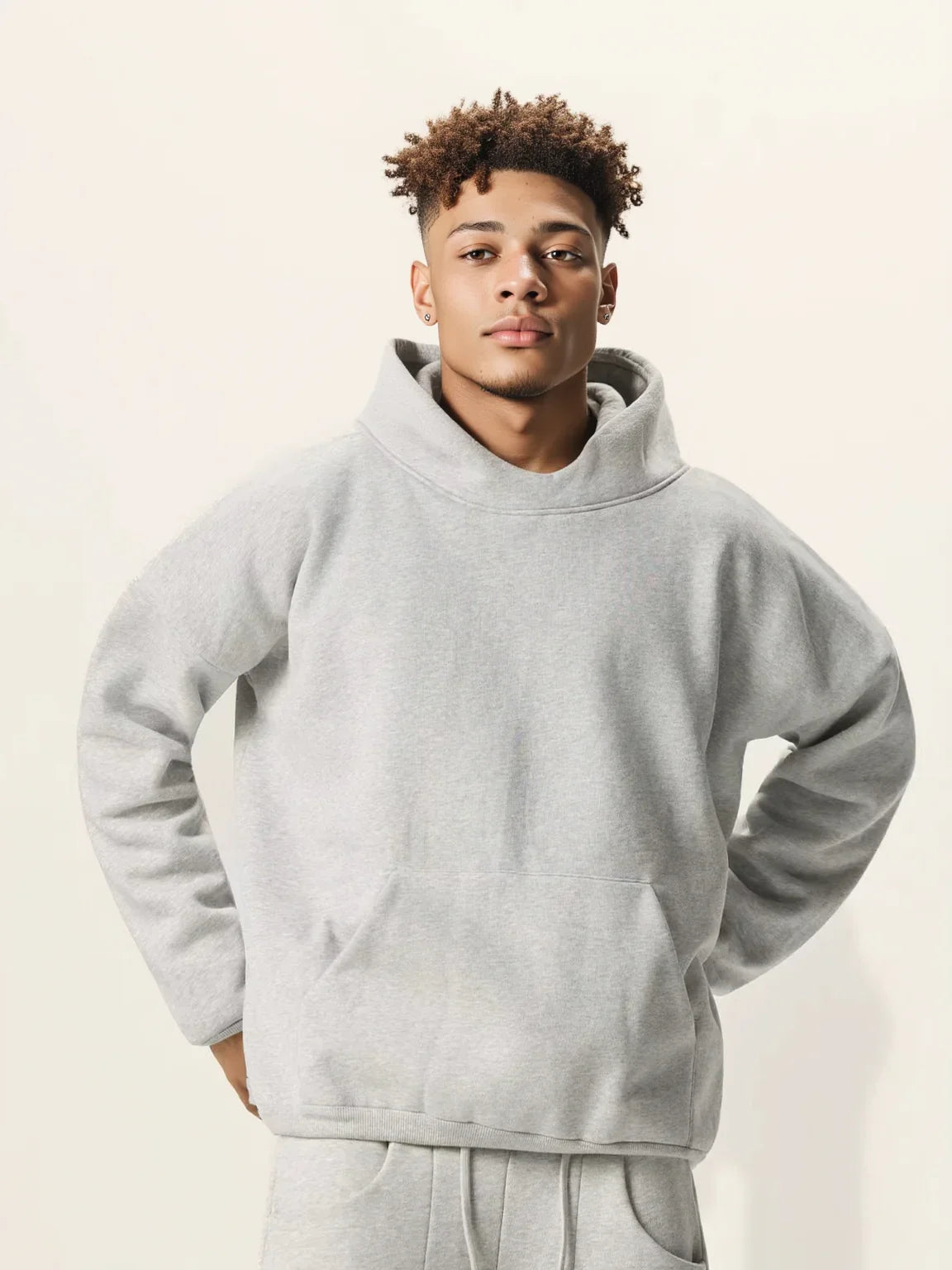 400g Double Layer Fabric Oversized Hoodie