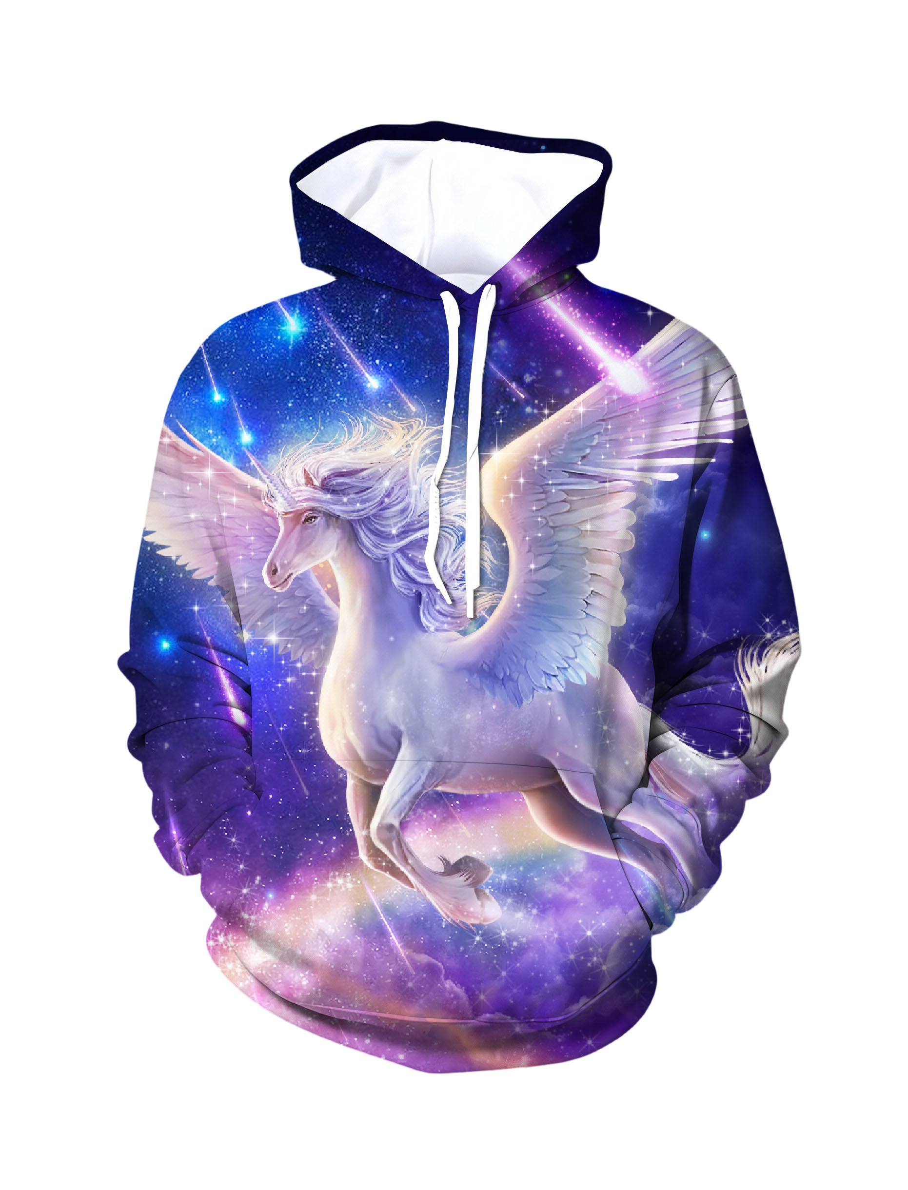 Unicorn Galaxy 3D All Over Print Hoodie for Men Women Fantasy Space Pullover